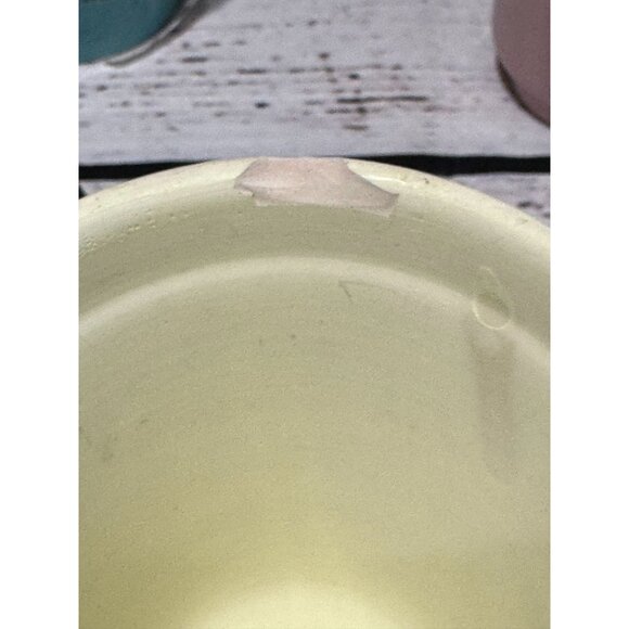 Hand-Painted Ceramic Flower Pot With Saucer - Picture 9 of 11